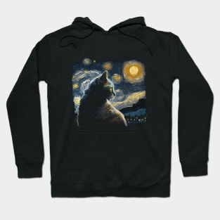 Impressionism Cat Hoodie